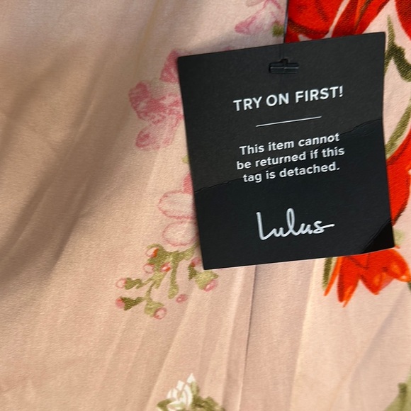 Lulu's Pink and Green Maxi Dress for Elegant Occasions - Picture 5 of 8